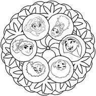 Imagini de colorat Familie