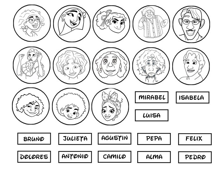 Målarbok Genealogy Tree - Sida 2