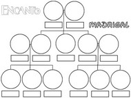 Coloring page Genealogy Tree - Page 1