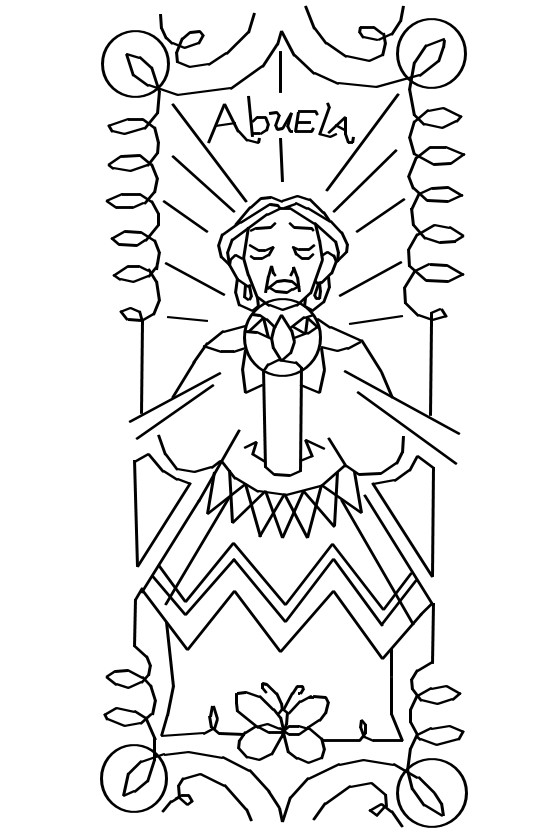 Coloring page Abelia