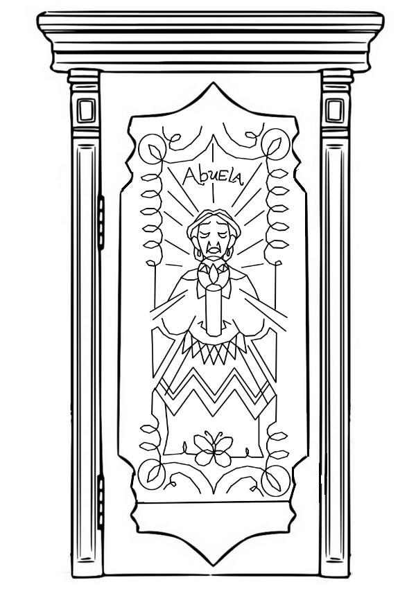 Boyama Sayfası Abelia - Encanto - Sihirli kapılar