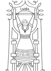 Desenho para colorir Luisa