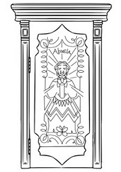 Desenho para colorir Abelia