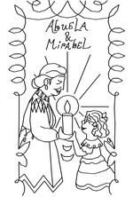 Coloriage Abelia & Mirabel