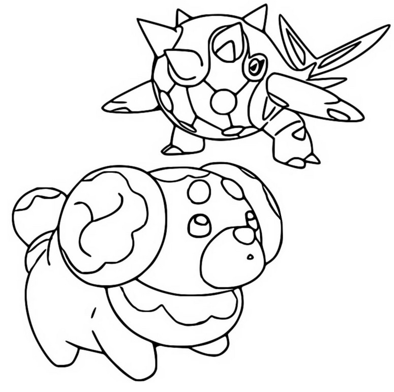 Desenhos para colorir Pokémon Scarlet e Violet popular 2023