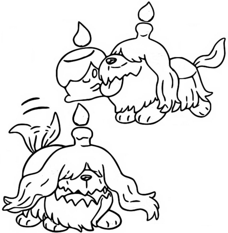 Coloring Page Pok mon Scarlet And Violet Greavard 21