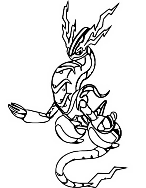 Coloriage Pokemon légendaires. (Coloriage Pokemon)