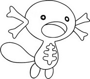 Målarbok Paldea - Wooper