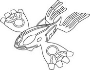 Coloring page Primal Kyogre