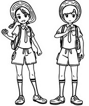 Coloring page Trainers