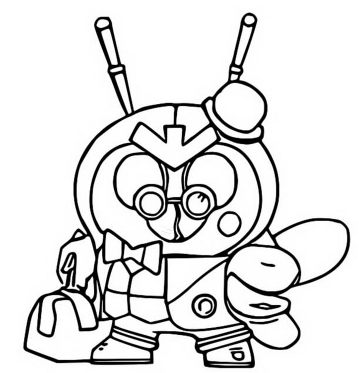 Desenho para colorir Mr. Mosca