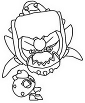 Coloring page Spiky Eve