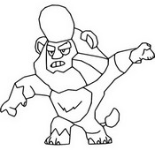 Kleurplaat Lion Bull