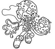 Dibujo para colorear Glazer