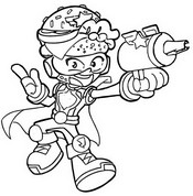 Dibujo para colorear Burgerblast