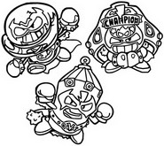 Coloring page Boxing Brawlers