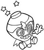 Coloring page Spinnik