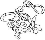 Coloring page Rolling Star