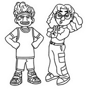 Desenho para colorir Tyler Nguyen-Baker & Priya