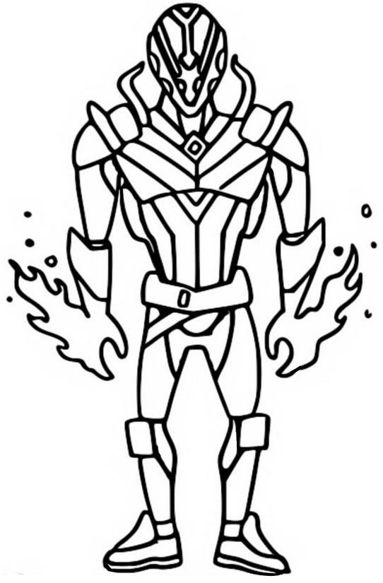 Coloring page Battle Pass: The Origin