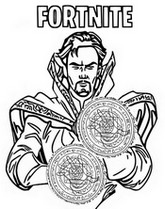 Coloring page Doctor Strange