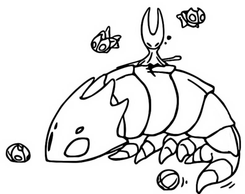 Desenho para colorir Hollow Knight