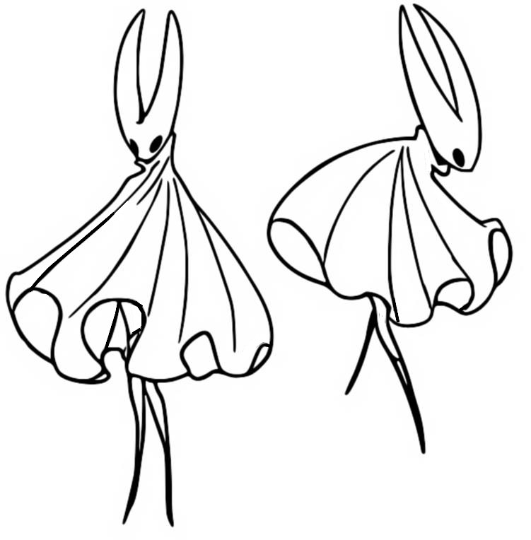 Coloring page Hollow Knight