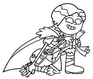 Coloring page Marcy Wu