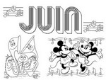 Feuille de coloriage - Juin - Mois de l'année