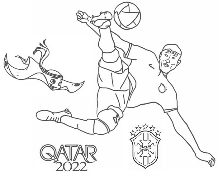 Desenhos de JOGADORES DE FUTEBOL para colorir - Desenhos para colorir -  Imprima desenhos para colorir 