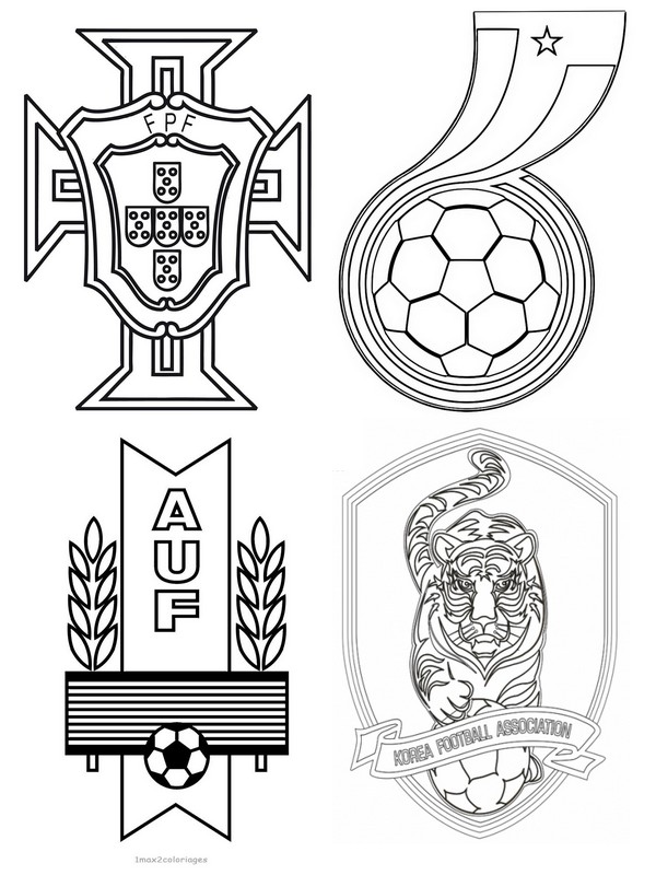 Dibujo Para Colorear Copa Mundial De Fútbol 2022 Grupo H 97