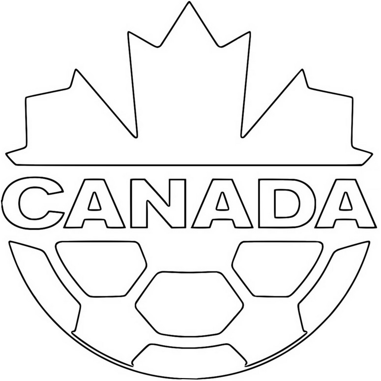 색칠 캐나다 팀 - 2022 FIFA 월드컵 카타르