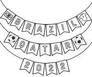 Coloring page Brazil