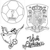 Coloring page Spain