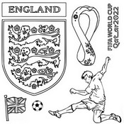 Coloring page England