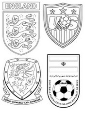 Desenhos para Colorir da Copa do Mundo de Futebol - Twinkl