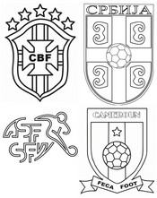 Desenhos para Colorir da Copa do Mundo de Futebol - Twinkl