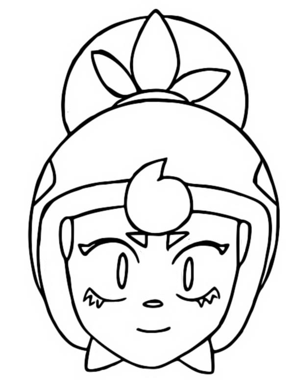 Desenho para colorir Janet