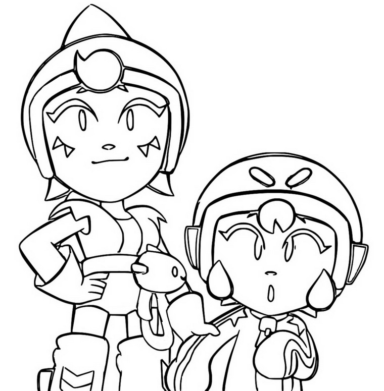 Coloring page New! Bonnie - Janet