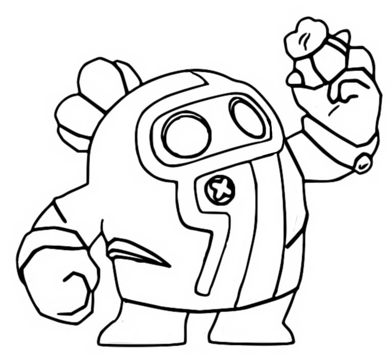 Coloriage Spike Pyro
