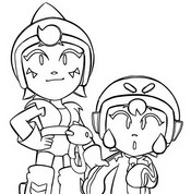 Desenho para colorir Novo! Bonnie - Janet