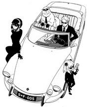 Coloring page The car