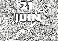 Coloriage Fête de la musique