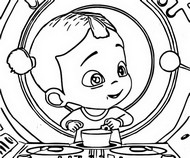 Coloring page DJ Cookie