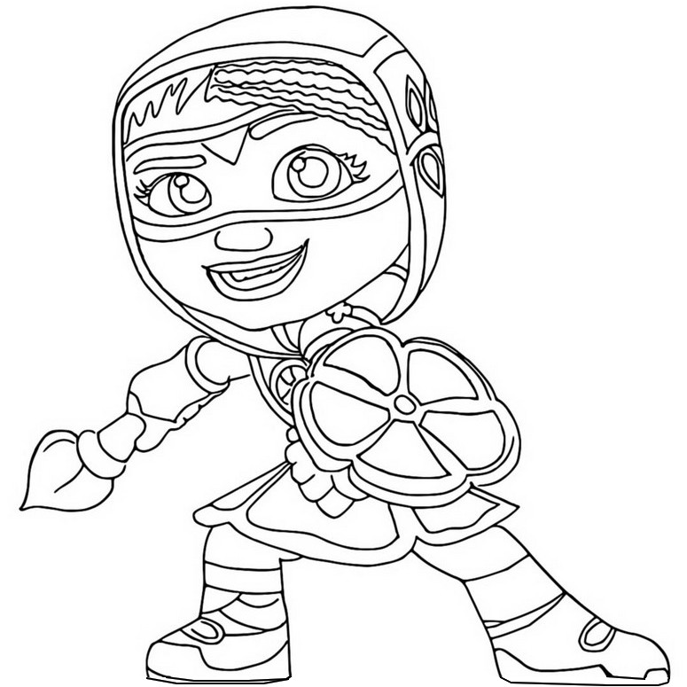 Coloring page Treena