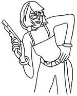 Coloring page Evie