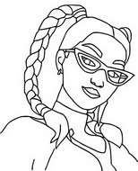 Coloriage Sabina