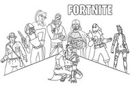 Coloring page Battle Pass