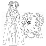 Desenho gratuito - Lishu - Diários de uma Apotecária