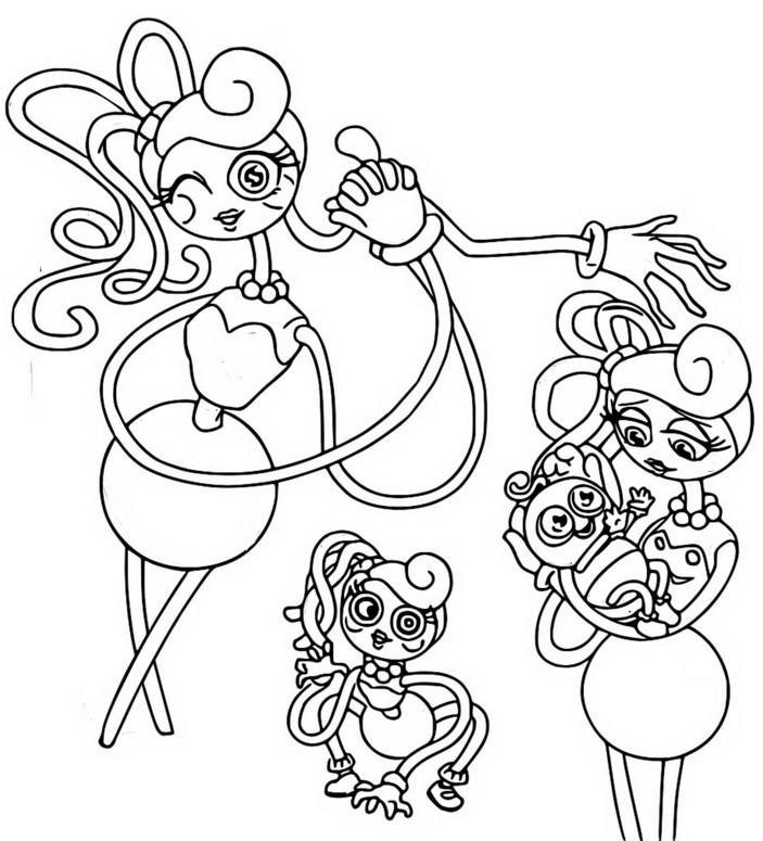 Desenhos para colorir Poppy Playtime